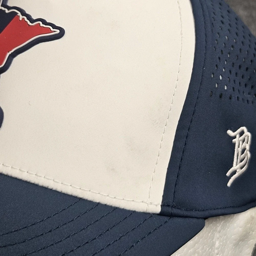Minnesota Patriots Trucker Hat Navy White Patch Performance Athleisure Golf